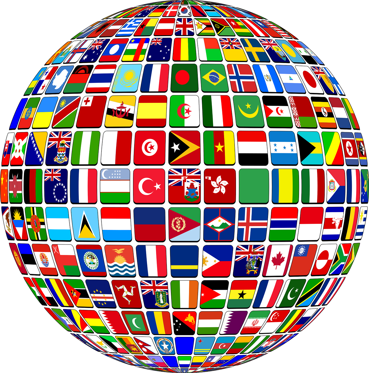 international, world, flags