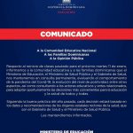 Comunicado especial